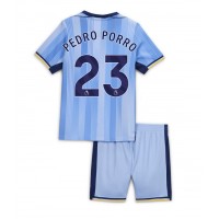 Tottenham Hotspur Pedro Porro #23 Auswärts Trikotsatz Kinder 2024-25 Kurzarm (+ Kurze Hosen)